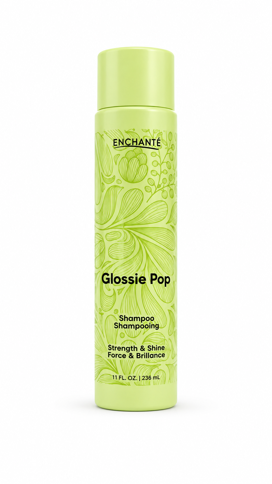 Glossie Pop Strength & Shine Shampoo – Shine-Enhancing Hair Cleanser – product image 1